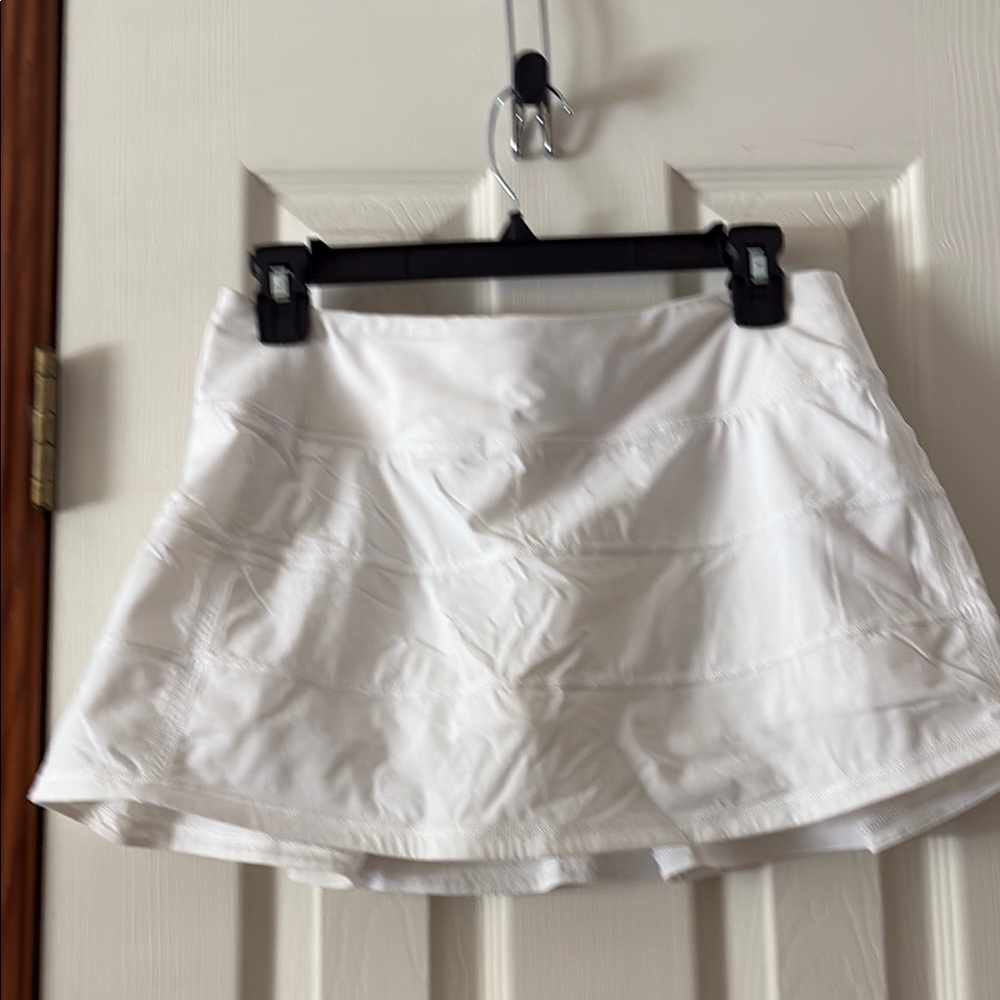 Lululemon White Tennis Skirt